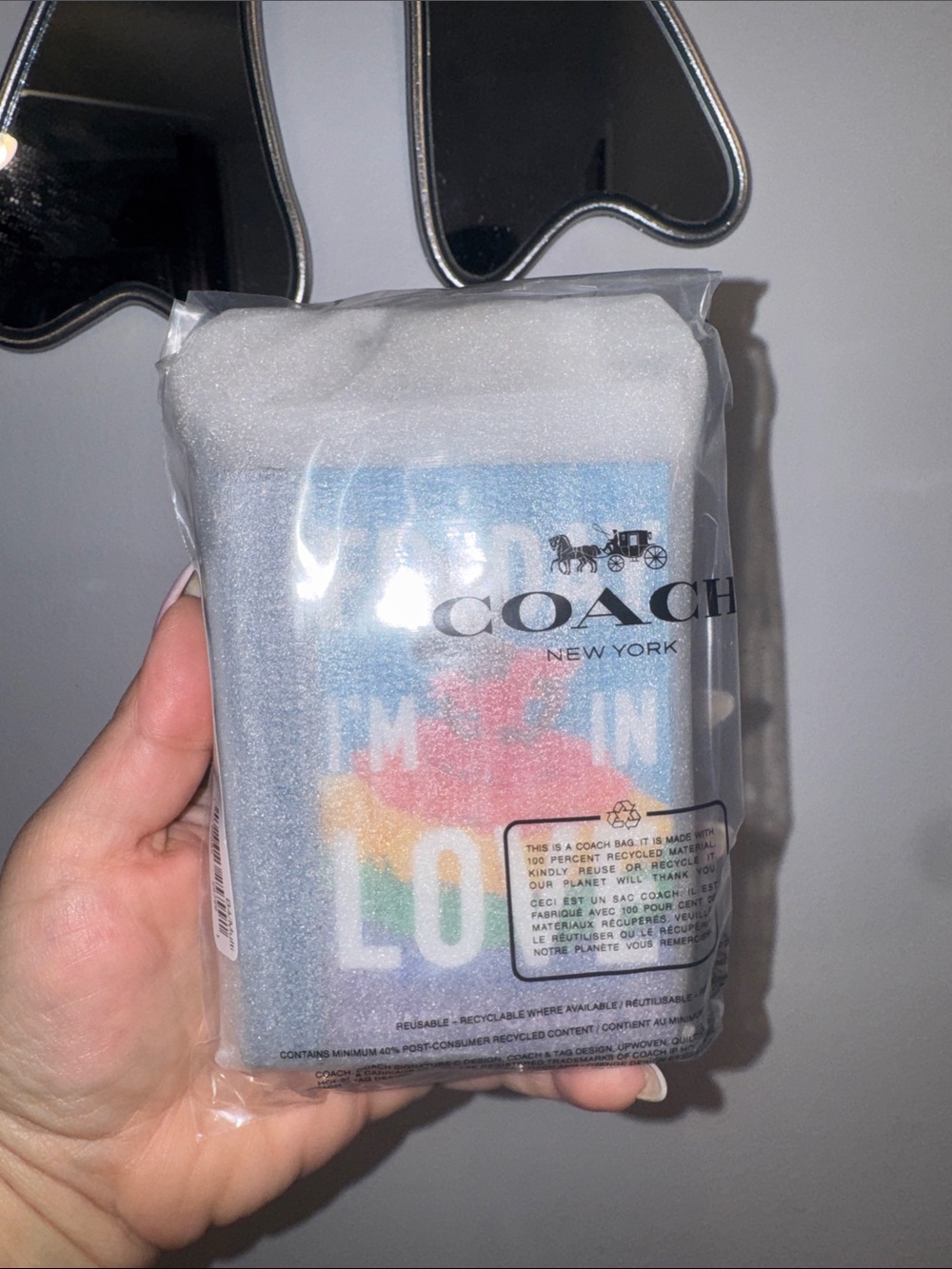 Coach book charm-Friday I’m in love NWT